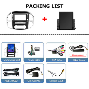 9.7 ''inch Android đài phát thanh xe DSP cho Mercedes Benz w447 VITO 3 2014 2020 GPS Tesla Màn hình thẳng đứng Navigation đa phương tiện Carplay - Product Image 5