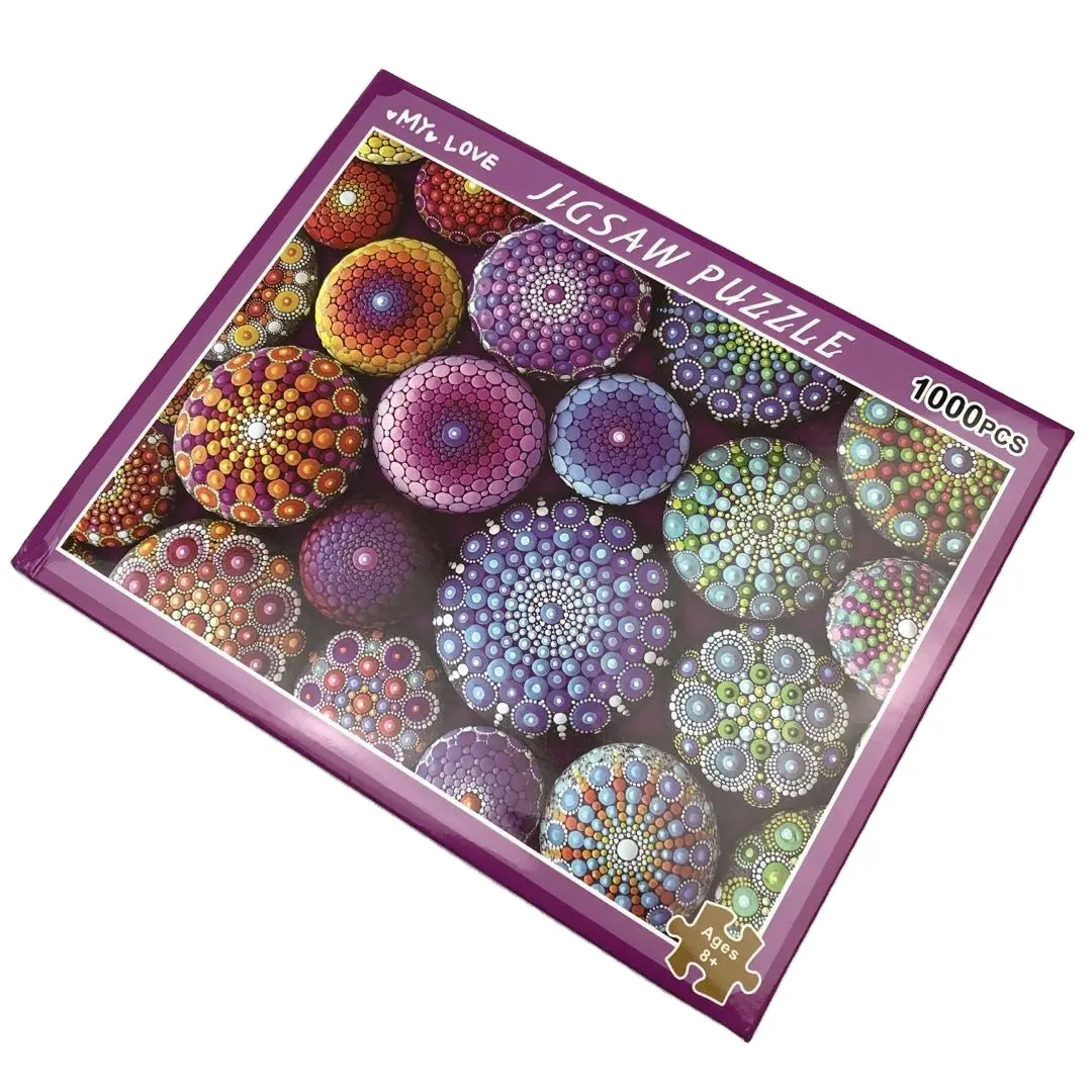 Puzzle personnalisé avec le nom de mon amour, taille de 500, 1000, 2000 pièces, vente en gros