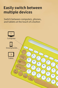 Factory Wholesale Universal Mini Slim Wireless <strong>Bluetooth</strong> <strong>Keyboard</strong> for <strong>Android</strong> Windows Tablet Cell Phone IPhone IPad - Product Image 4