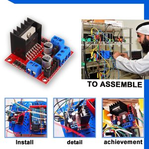 Componenti elettronici L298N motore DC Dual H-Bridge motore Driver Controller modulo Stepper per Arduino intelligente