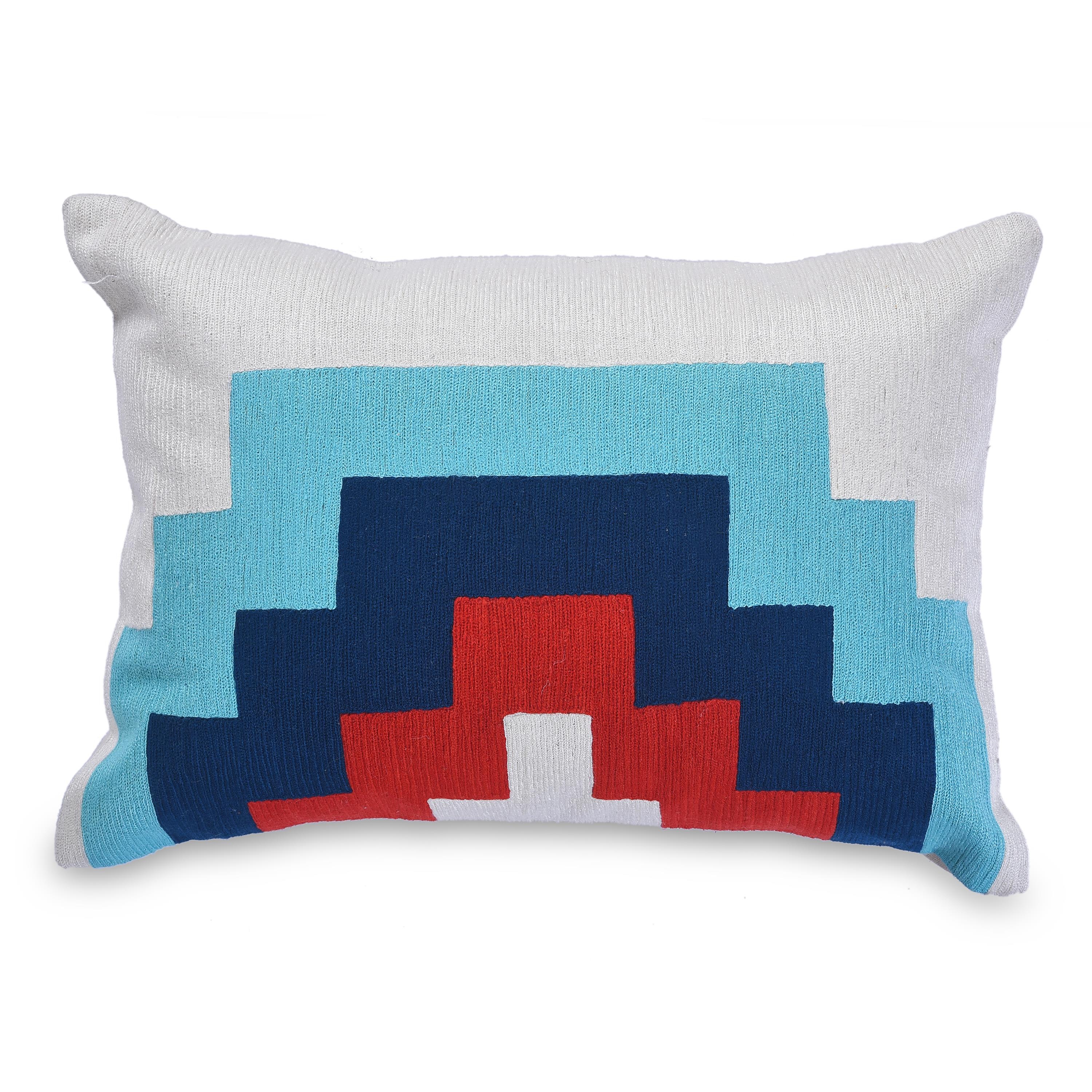 Sky Blue, Indigo Blue,Red & White