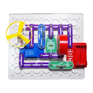 Circuito giocattolo Set completo giocattoli scientifici assemblaggio sperimentale blocco elettronico scuola Kit scientifico - Product Image 1