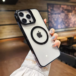 2025 kablosuz şarj iphone için kılıf 16 15 14 13 12 11 Pro Max darbeye ince PC temizle telefon kılıfı Apple Iphone için - Product Image 6
