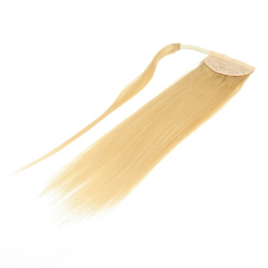 金发女性马尾夹上的爪子，头发延伸直型马尾辫假发 - Product Image 2