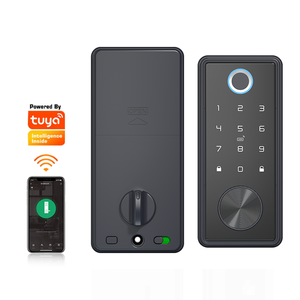 EBKN KF6552 akıllı kilit uzaktan kumanda RFID çelik pirinç Tuya teknolojisi için kart okuyucu alüminyum anahtarsız giriş SDK uyumluluk - Product Image 1