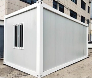 Tùy Chỉnh Màu Sắc Và Kích Thước Nhà Prefab An Ninh Phòng Văn Phòng Di Động Cấu Trúc Thép Sandwich Rock Len Bảng Điều Chỉnh Trang Trại Căn Hộ - Product Image 2