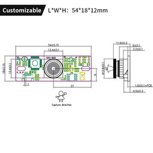 2 MP HD Mikroüberwachungskamera fester Fokus 1080p usb drive-free OV5645 Kameramodul