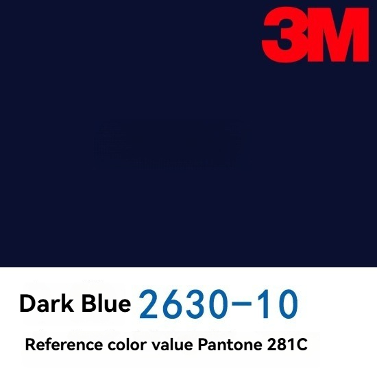 Vinyle auto-adhésif 3M Bleu foncé 1030-10