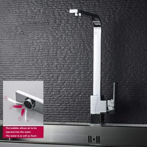 Trung Quốc Nhà máy thép không gỉ vòi Nước Nhà Bếp duy nhất xử lý bồn rửa nhà bếp Vòi nước hiện đại nóng và lạnh Mixer nước TAP lưu vực vòi nước - Product Image 6