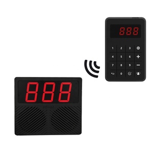 Display della traccia del numero del biglietto tastiera del flusso del cliente trasmettitore sistema di gestione delle code wireless per bar clinic restaurant - Product Image 6