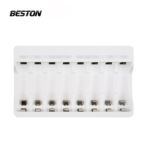 Beston C9010 8 kanallı akıllı hızlı AA AAA şarj edilebilir pil şarj cihazı USB şarj aleti - Product Image 1