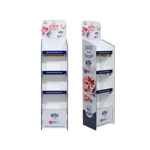 Siêu thị tùy chỉnh các tông sóng khoai tây chiên hiển thị thực phẩm đứng kệ đơn vị các tông Cookie hiển thị kệ đứng fsdu - Product Image 2