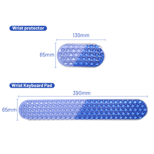 Teclado de ratón de Gel personalizado de fábrica, reposamuñecas, teclado de ordenador, ratón, soporte de muñeca, alivio del dolor, alfombrilla de ratón antideslizante de tacto fresco - Product Image 6
