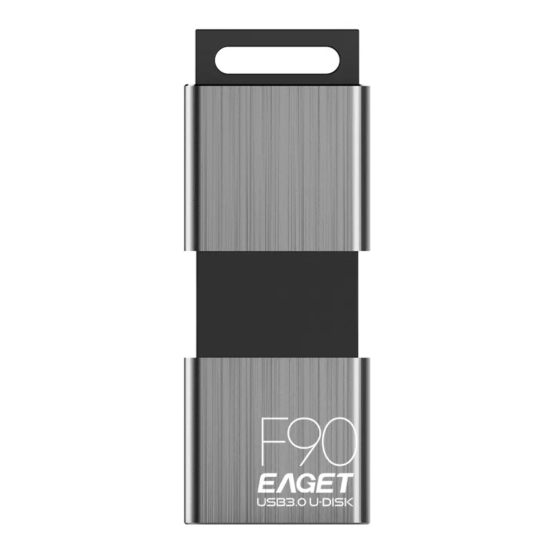 EAGET F90 iş hediye özel Logo USB3.2 Pendrive 64GB yüksek hızlı USB Flash sürücüler