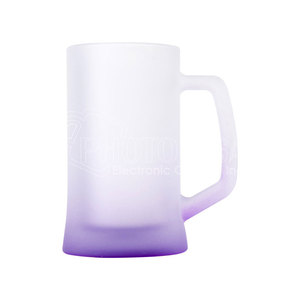 400mlORCAコーティング昇華ブランクグラデーションカラーフロストガラスビールマグビールカップ - Product Image 4