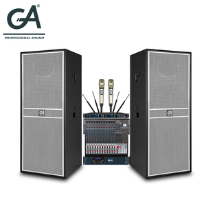 Sistema de sonido profesional, altavoces multifuncionales para exteriores, doble 15 pulgadas - Product Image 1