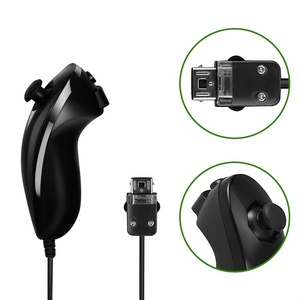 N-wii ve Wii U konsolu ile uyumlu HiCyber kablosuz Nunchuck Joystick denetleyicisi - Product Image 6