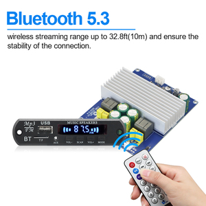 VIRE 2*200W TPA3251 Clase D Tarjeta de sonido USB Mini amplificador para Bluetooth Audio HIfi Board con estéreo Subwoofer Theatre Amp - Product Image 3