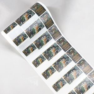 Không thấm nước sang trọng vàng lá dập Parfum nhãn dính Vinyl hương thơm nước hoa chai nhãn dán CuộN - Product Image 3