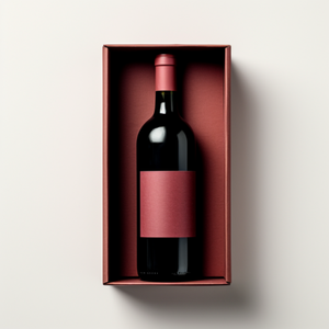 蛤壳式个性化香槟品酒盒礼品带瓶塞套装纸箱酒盒 - Product Image 5