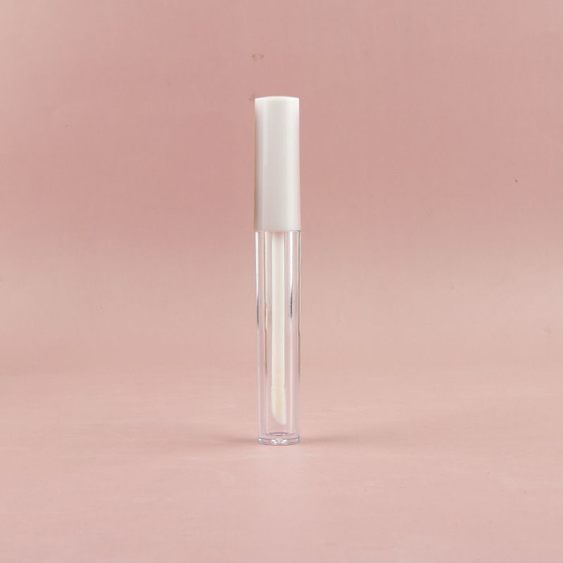 Bouchon blanc, flacon transparent