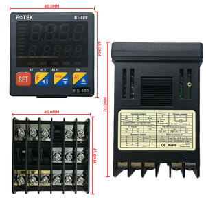 FOTEK Módulo de Comunicación PID Fuzzy Autoadaptable, Controlador de Temperatura, Salida SSR, 30mA/12V, 48x48x72, LV, 2 Unidades