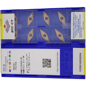 ZCC VBMT110204-HF VBMT 110204-HF VBMT110204 dökme demir için karbür kesici uçlar torna - Product Image 5