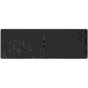 Mini teclado de tijera inalámbrico ergonómico de 65 teclas, Interfaz de ordenador plegable USB para proyección de estilo inglés de Windows