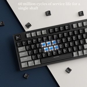RGB Gaming <strong>Keyboard</strong> 98 <strong>Keys</strong> Mechanical <strong>Keyboard</strong> 1.5m Cable USB Wired <strong>Keyboard</strong> Seven Color <strong>Lights</strong> for <strong>Computer</strong> PC Gamer - Product Image 3