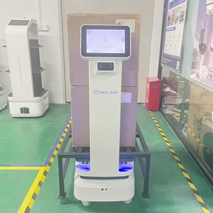 AMR หุ่นยนต์อัตโนมัติ400kg ควบคุมแอป AMR AGV เปิดลิฟท์ชาร์จอัตโนมัติโรงงาน AMR - Product Image 3