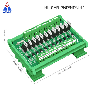 12 Channel Single Chip Microcomputer PLC <strong>Signal</strong> Amplifier Board <strong>Input</strong> and <strong>Output</strong> NPN/PNP <strong>Input</strong> Photocoupler Isolation - Product Image 3