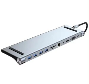 Stable <strong>Network</strong> <strong>Connection</strong> Usb3.0 Adapter Dock Hub logo Customized 11 <strong>in</strong> 1 USB HD Hub Converter for Laptop Phone PC - Product Image 2