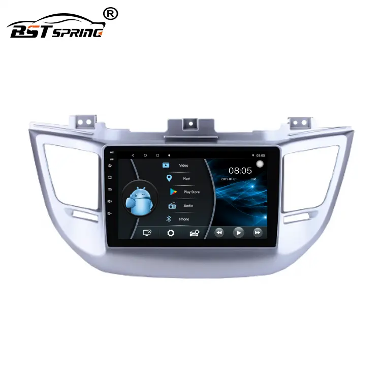 Bosstar 9.0 pollici Android Carplay autoradio per Hyundai Tucson 3 IX35 2015-2018 lettore multimediale per auto GPS Stereo di navigazione