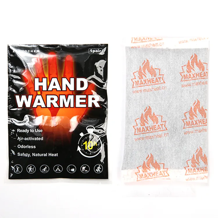 Scaldamani monouso ecologico Patch Heat Pack Hot Pad hot pack scaldamani usa e getta per l'inverno