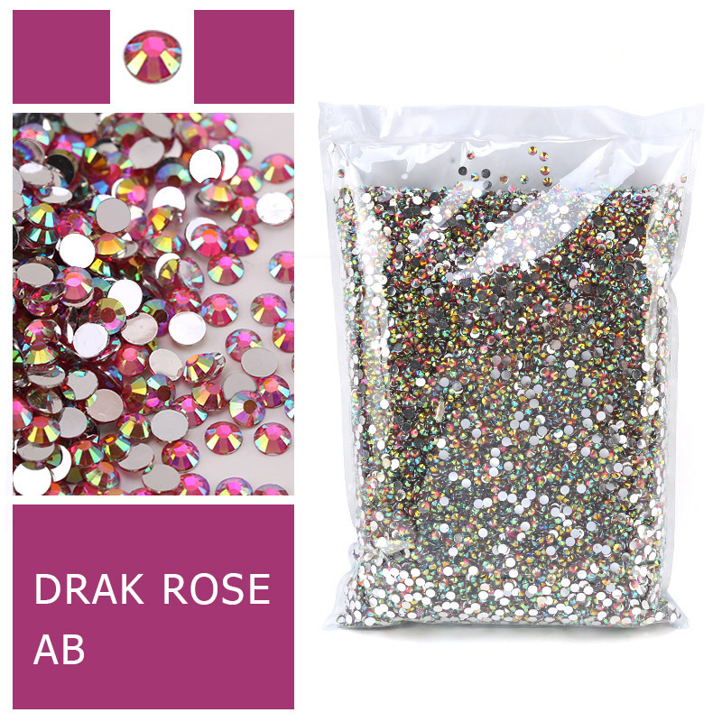 Base plateada, rojo rosa intenso AB