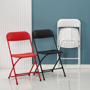Office Use Multipurpose <strong>Computer</strong> Foldable Chair Activities Event Lightweight Backrest Meeting Room <strong>Durable</strong> Plastic Folding Chair - Product Image 5