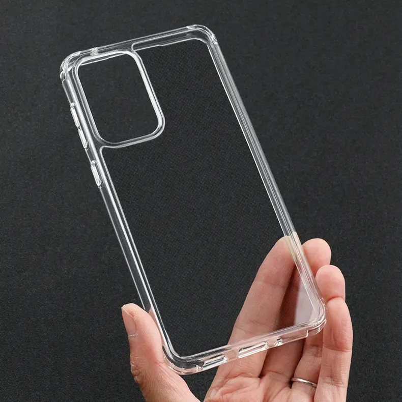 Transparente Hülle für iPhone 13 15 Pro Max Plus durchsichtige Acryl-TPU stoßfeste Handyhüllen