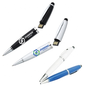 定制8GB金属u盘笔形u盘2.0接口各种容量款式u盘礼品 - Product Image 4