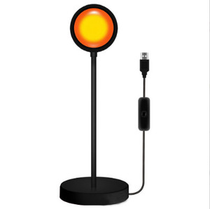 Fabrika doğrudan dim uzaktan kumanda satış Sunset işık Rgb düğme Led Spot gece lambası - Product Image 1