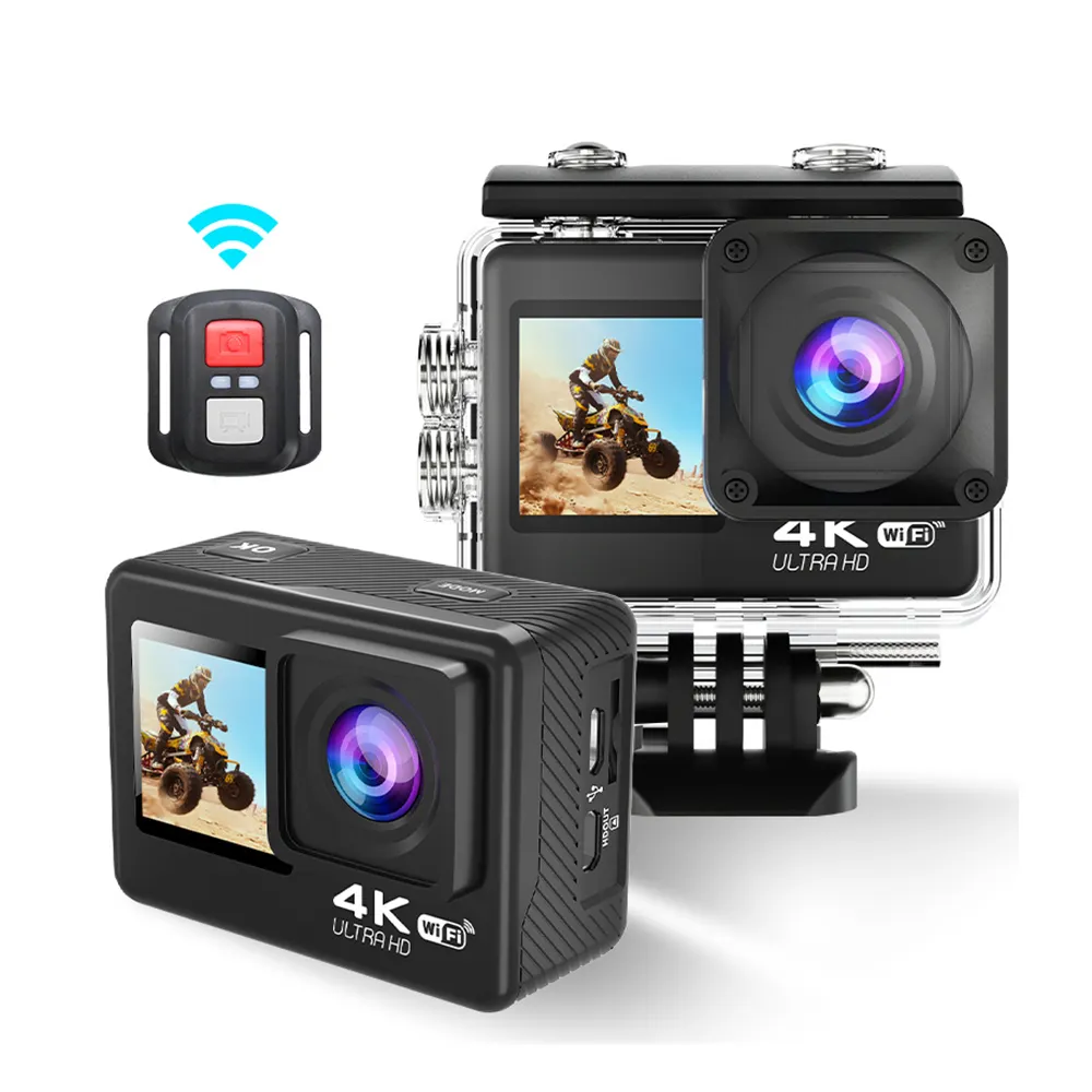 Giá rẻ orllo Xpro ksiyon máy ảnh ausek hành động Máy ảnh 4K video dưới nước cho mũ bảo hiểm