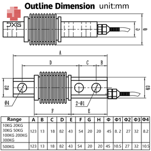 DSBW-106 High Accuracy Silo Weighing Platform Hopper Scale <strong>Inductive</strong> Metal <strong>Sensor</strong> Bellow Type Bending Beam Load Cell - Product Image 4