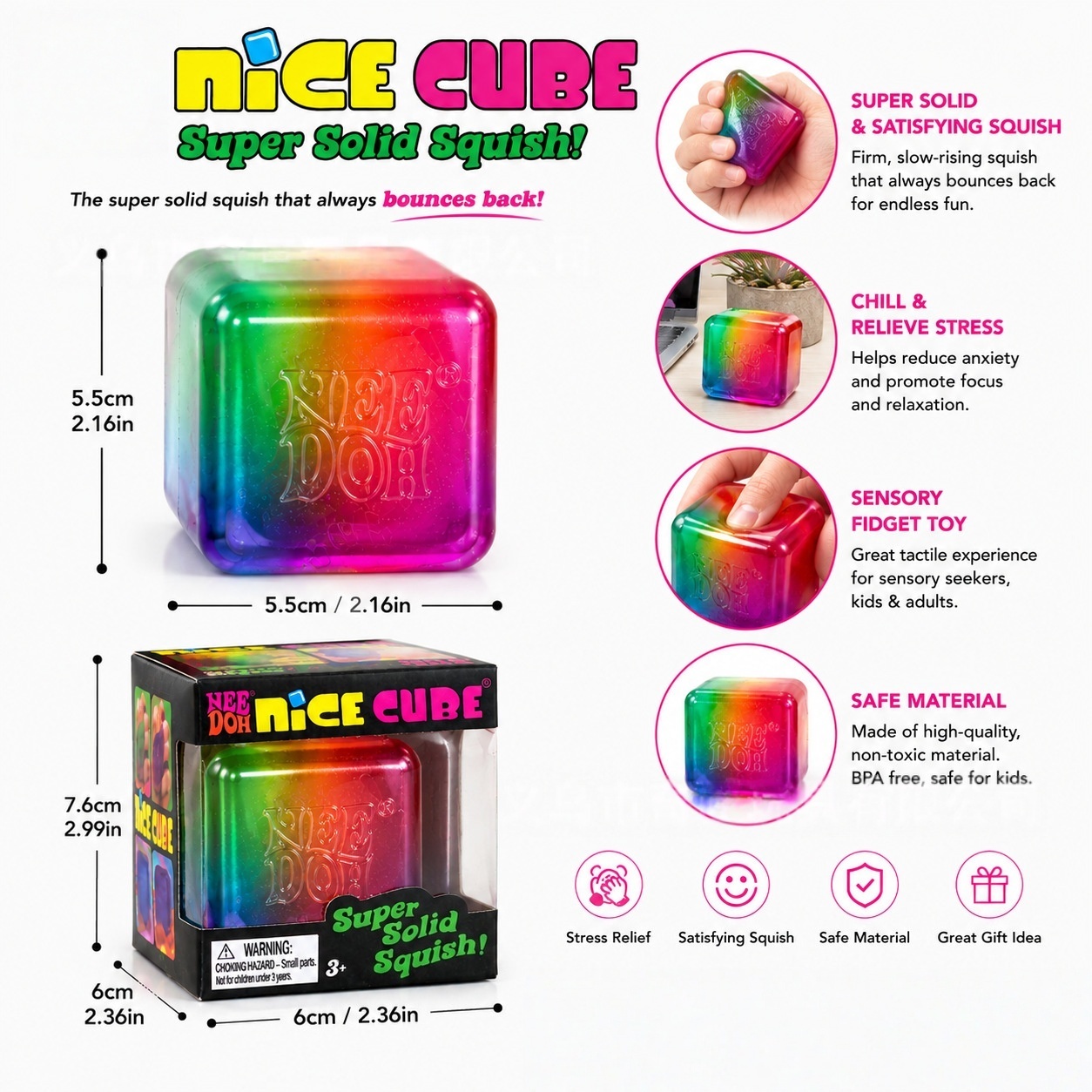 Cubo Arcoíris (Gran Stock Disponible)