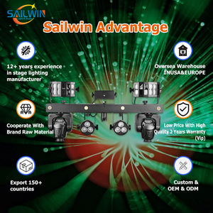 Sailwin professionale conveniente Dj disco party luce effetto bar illuminazione con testa mobile effetto laser effetto combinato