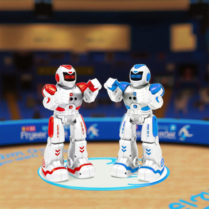 Juguete interactivo inteligente RC Robot para niños luces LED música robótica educativa juguete electrónico de plástico para aprendizaje STEM - Product Image 5
