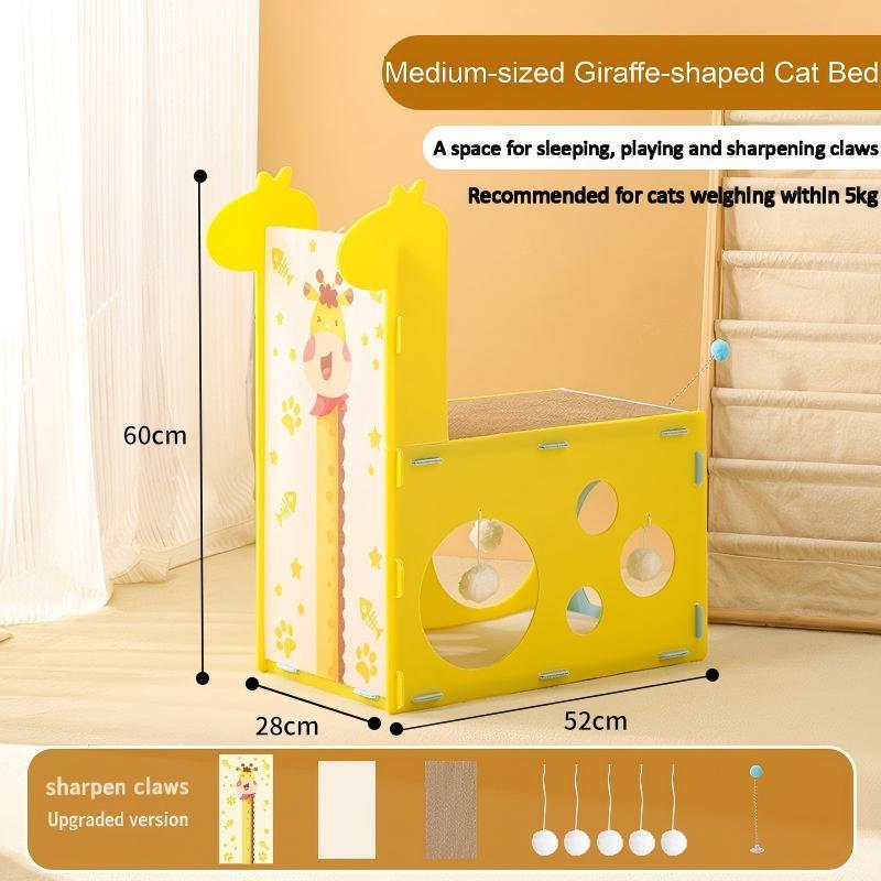 Giraffe cat bed medium size