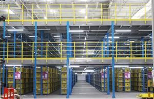 Kunden spezifisches, großformat iges, mehrstufiges Mezzanine-Boden-Regals ystem für die kontinuierliche Korrosions beständigkeit von Stahl lagern - Product Image 4