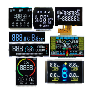 Benutzer definierte 7-Segment-Anzeigetafel Schwarz Va Tn Stn Lcm Monochrom 14Segment 16Segment 7-Segment-LCD-Anzeige Flüssig kristall anzeige - Product Image 5