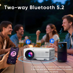 Mok CD04 mini thông minh <span class=keywords><strong>Android</strong></span> chiếu di động 4K rạp hát tại nhà Beamer với wifi rạp chiếu phim tại nhà Hệ thống hoạt động <span class=keywords><strong>Android</strong></span> 11 - Product Image 4