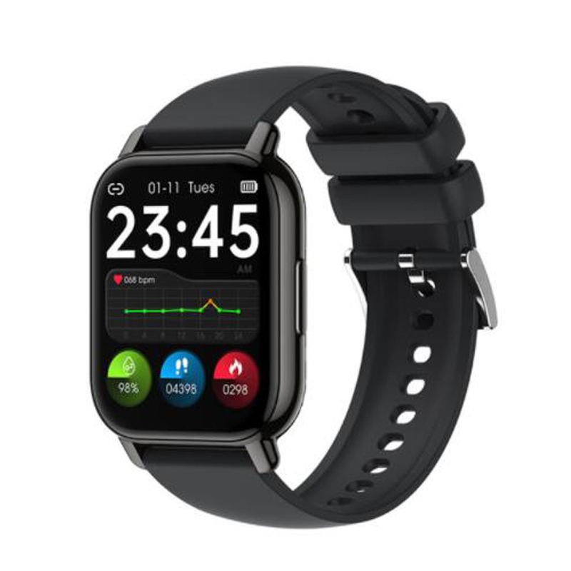 Bracelet en silicone noir