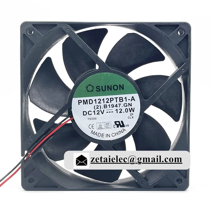 Nuevos ventiladores Sunon originales, ventilador de 4500, 120X25MM, 12V CC, RPM, 2 cables, rodamiento de bolas, ventiladores de refrigeración de flujo axial sin escobillas